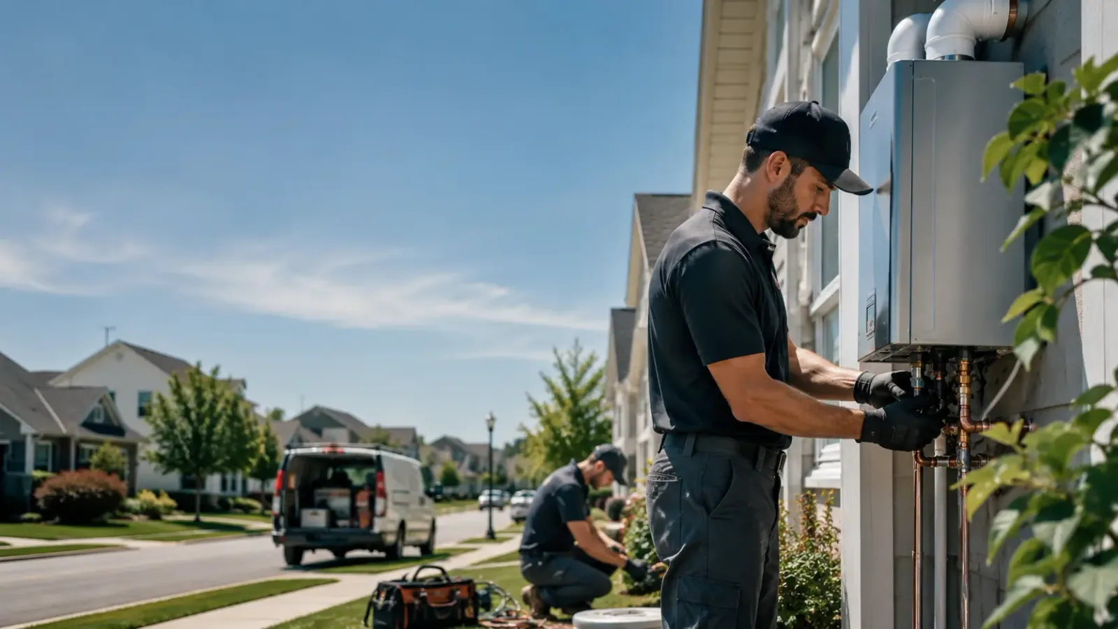 Tankless Water Heater Installation in West, TX